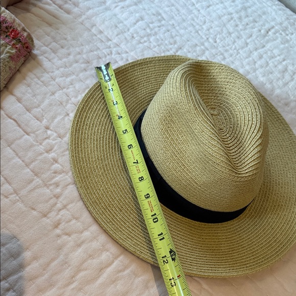 Johnny Was Tan Straw Hat with Black Ribbon - Picture 8 of 9
